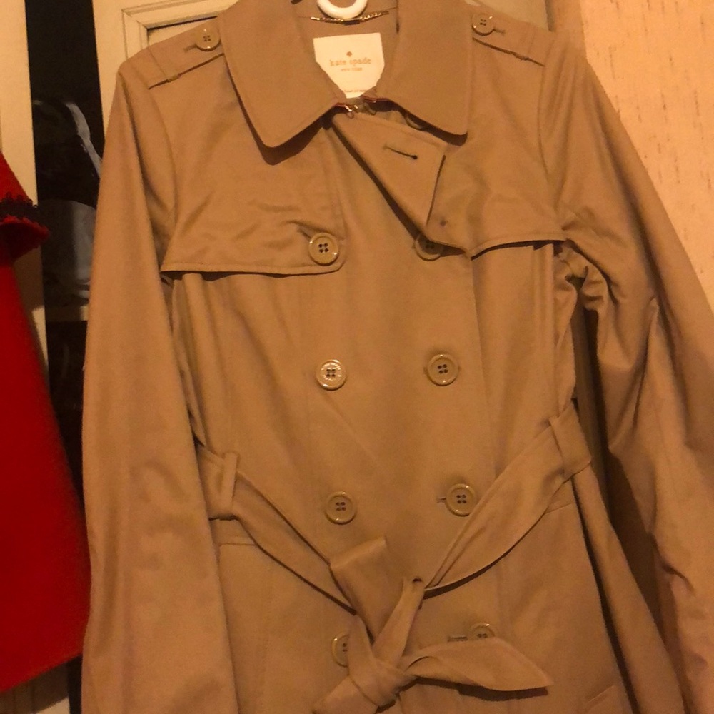Kate Spade Belted Rain Coat